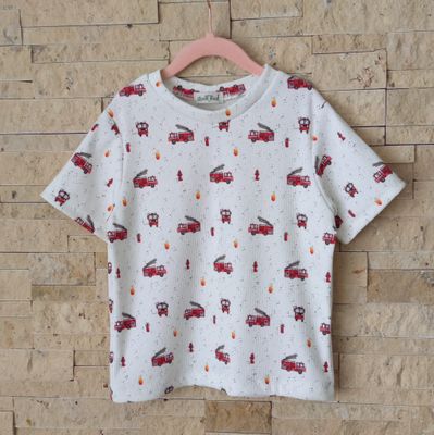 T-Shirt Rib Jersey - Feuerwehr 