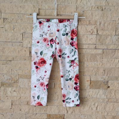 3/4 Capri Hose - Rote Rosen 