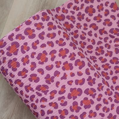 Musselin Longsleeve - Leo Pink