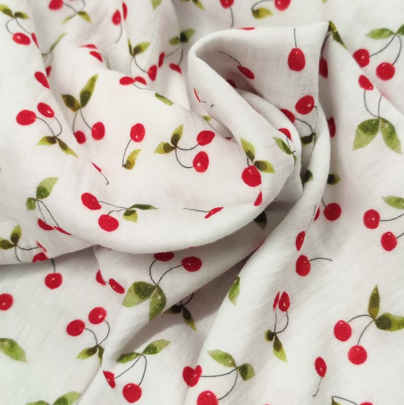 Musselin Shorts - Kleine Kirsche 