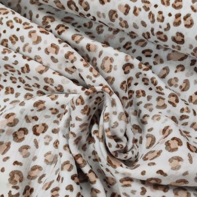 Mom XXL Dreiecks-Halstuch - Musselin Leo weiß 