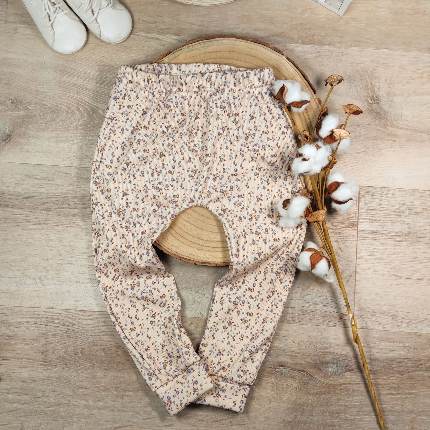 Pants - Rib Jersey Little blossom liliac 