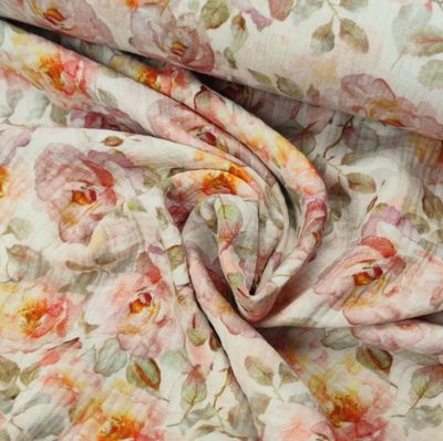 Musselin Hose - Rosentraum Creme 