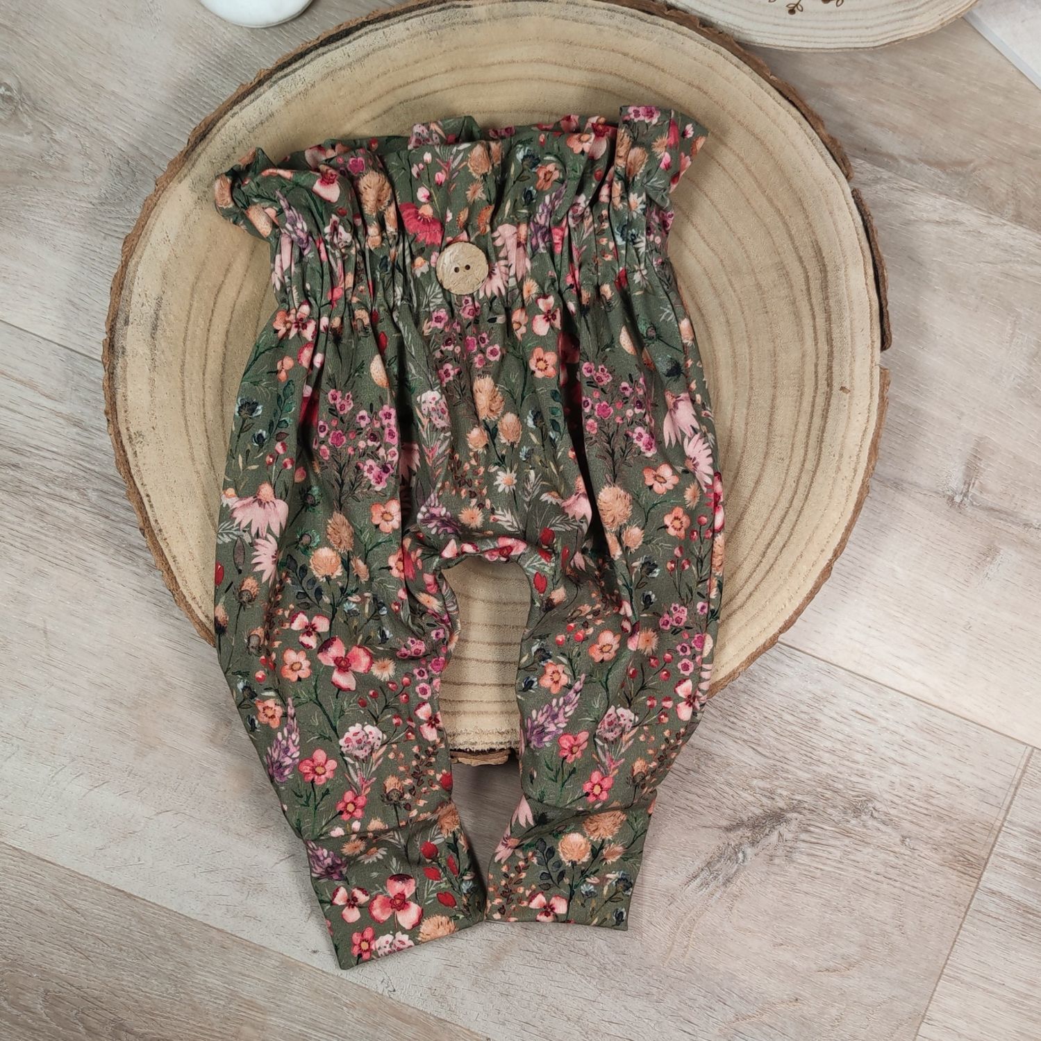 Pants - Blumenwiese Olivgrün 