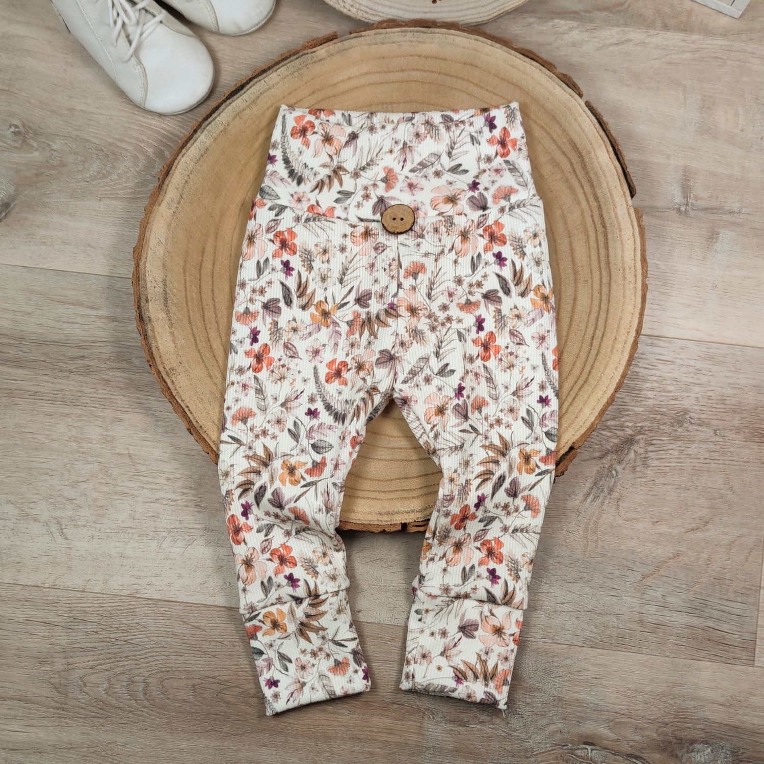 Leggings - Rib Jersey Blütenmeer 