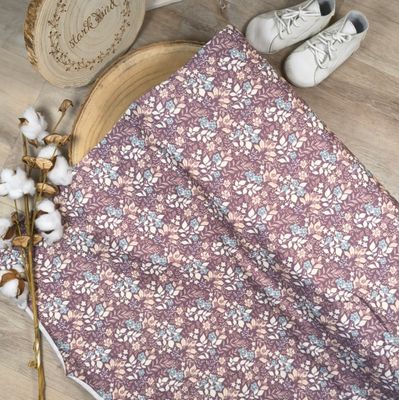 Rüschen T-Shirt - Blumenmeer Mauve Rüschen T-Shirt - Blumenmeer Mauve