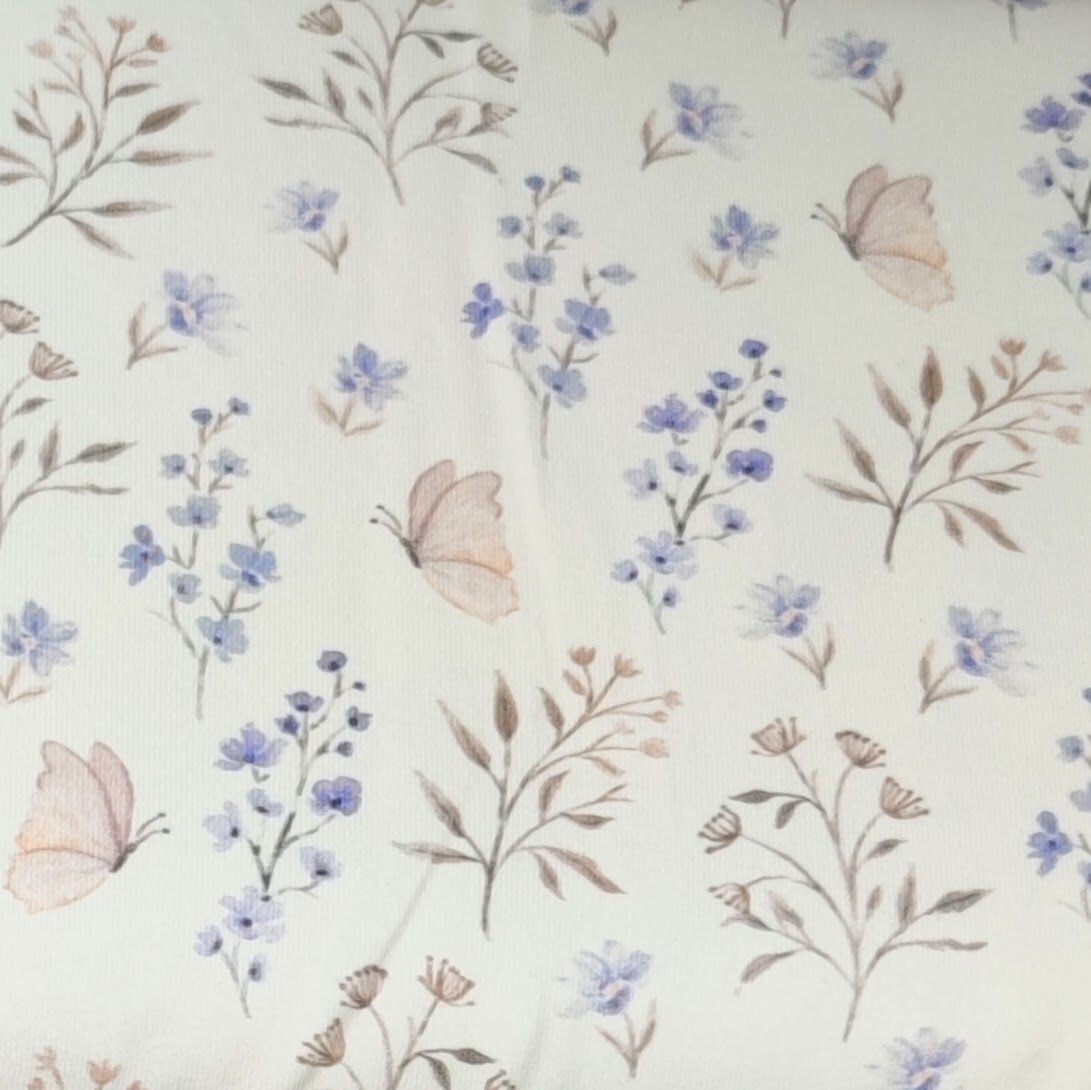 (Stoff) French Terry - Little Butterfly (Stoff) French Terry - Little Butterfly