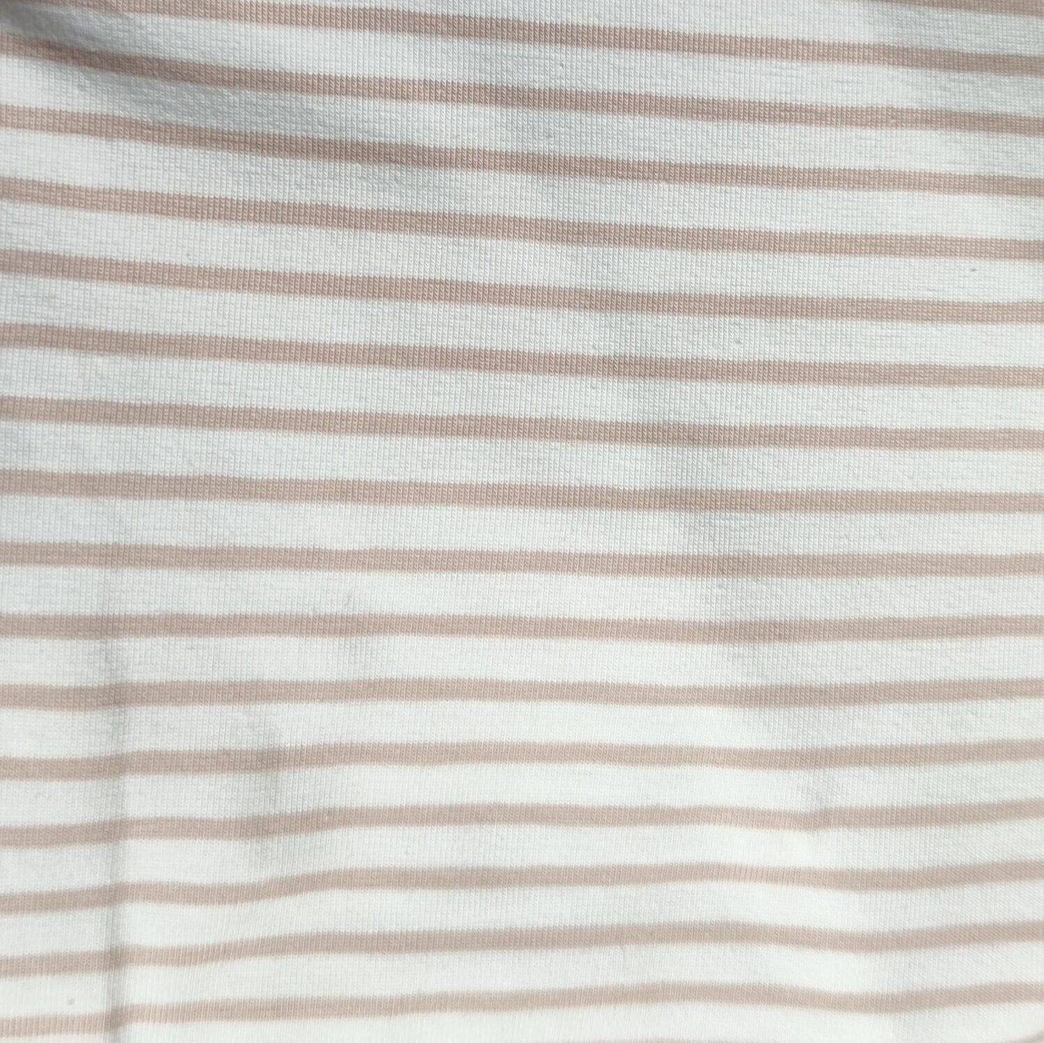 (Stoff) Jersey - Streifen Beige