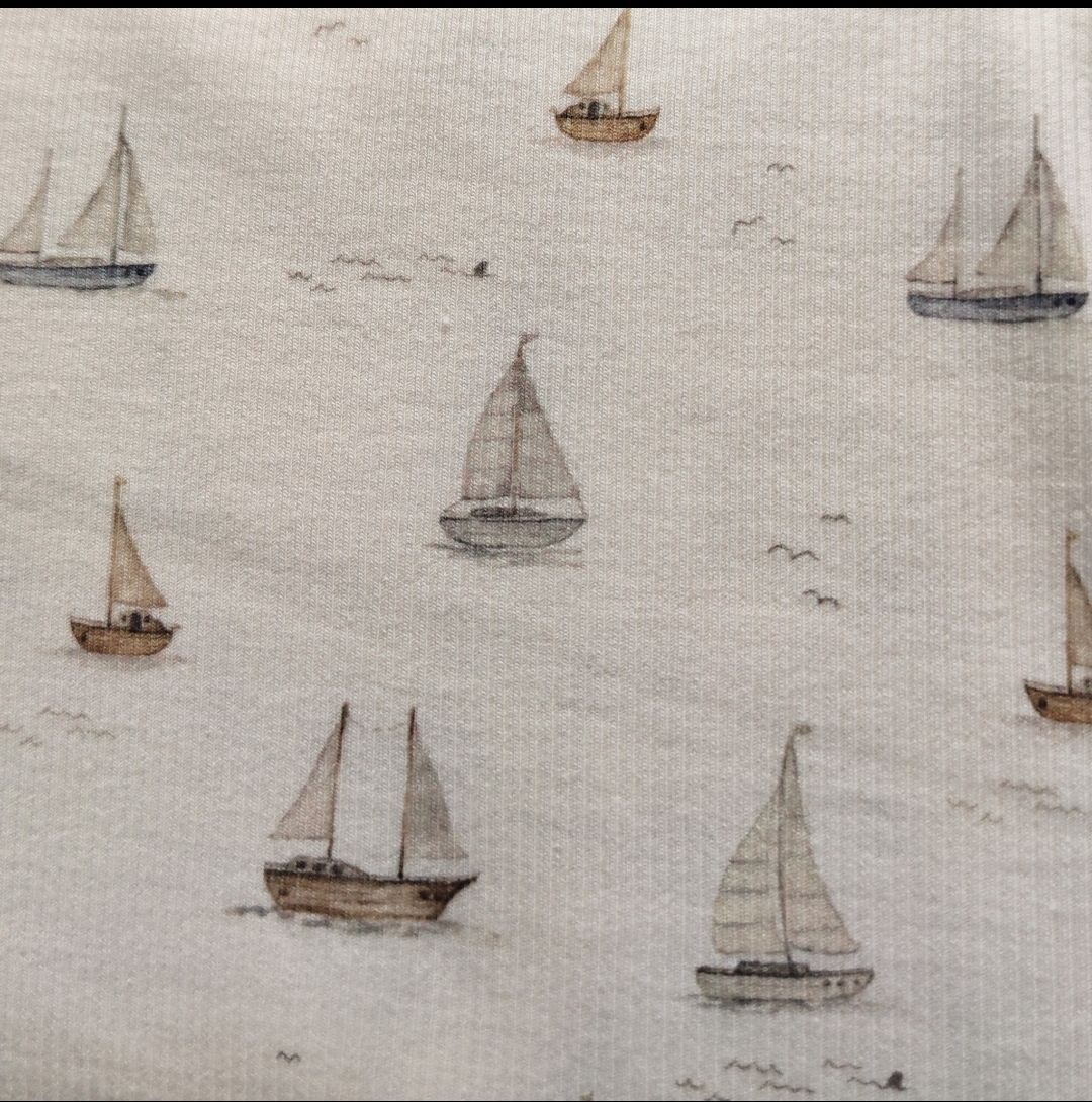 (Stoff) Rib Jersey - Sailing