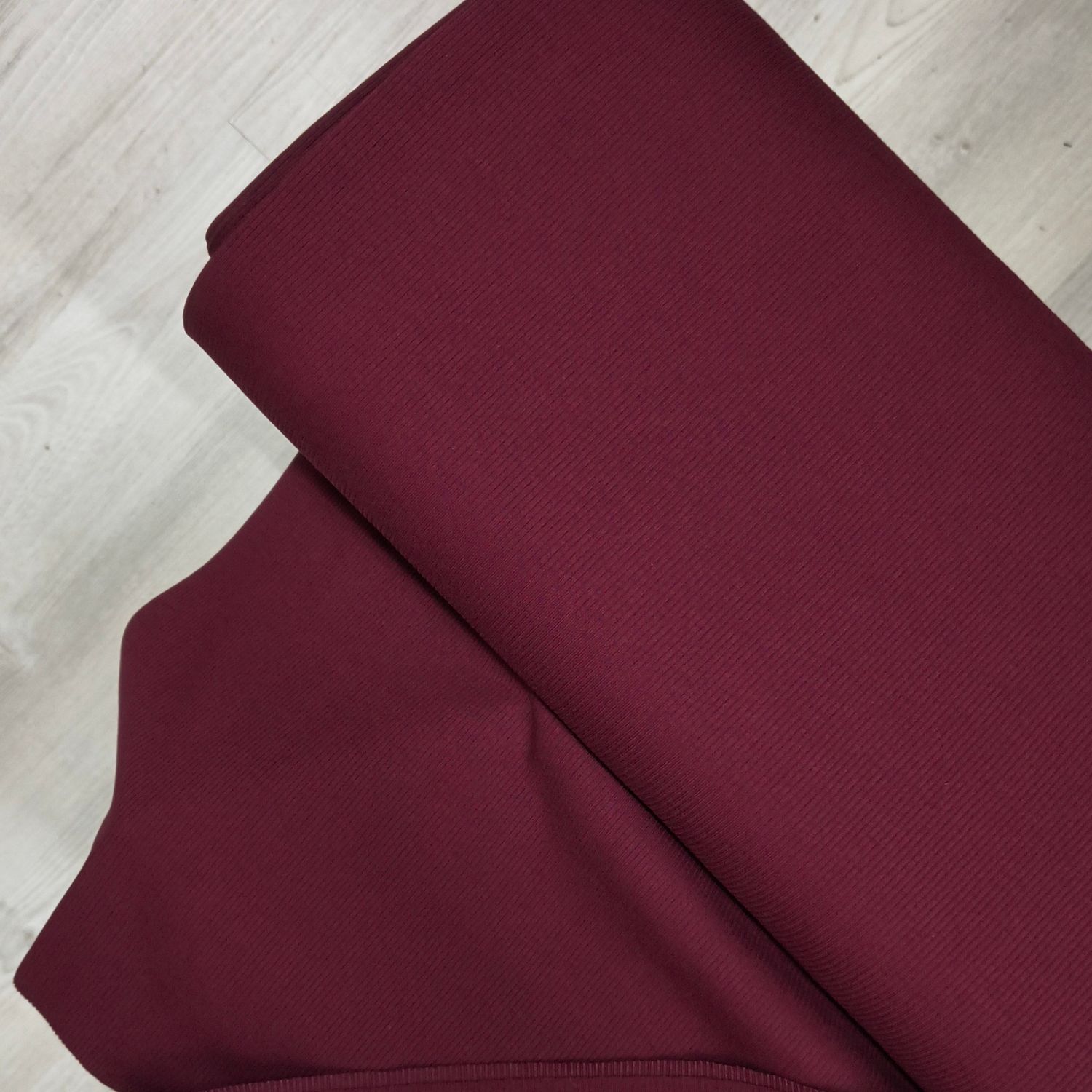 T-Shirt Rib Jersey - Bordeaux 