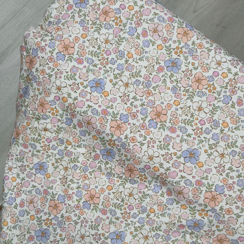 Rüschen Shirt - Blütenmeer Pastell 