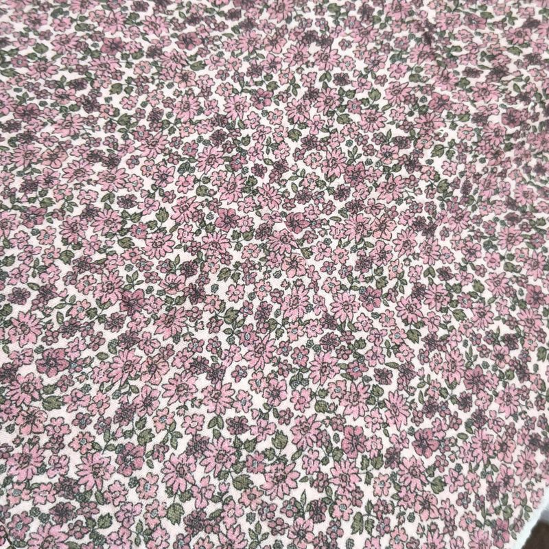 Musselin Longsleeve - Buschblüten Himbeere 