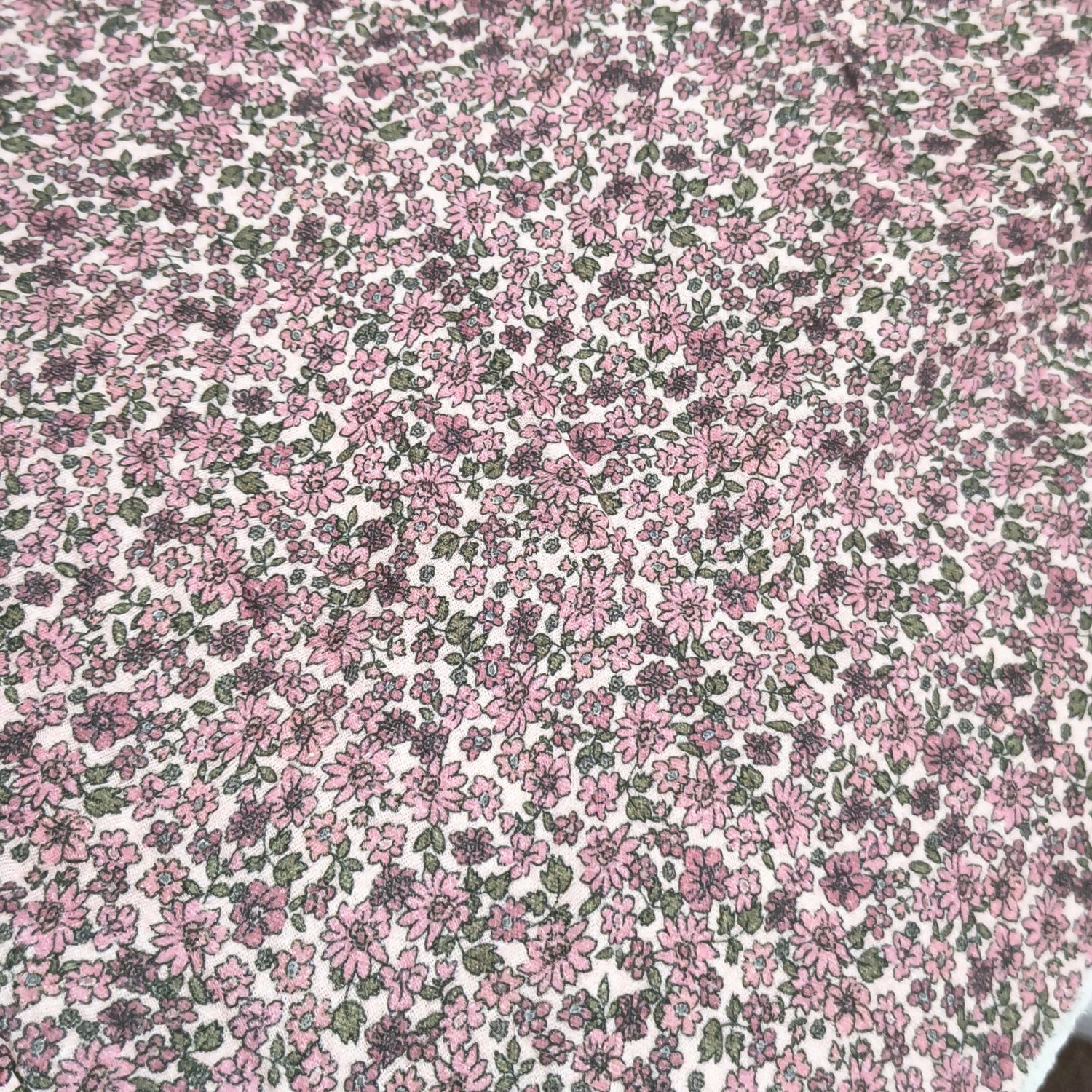 Musselin Longsleeve - Buschblüten Himbeere Musselin Longsleeve - Buschblüten Himbeere