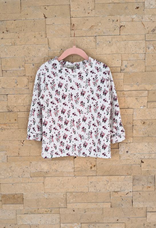 (Sofortkauf) Rib Jersey Longsleeve - Rose Blossom - Gr. 86/92