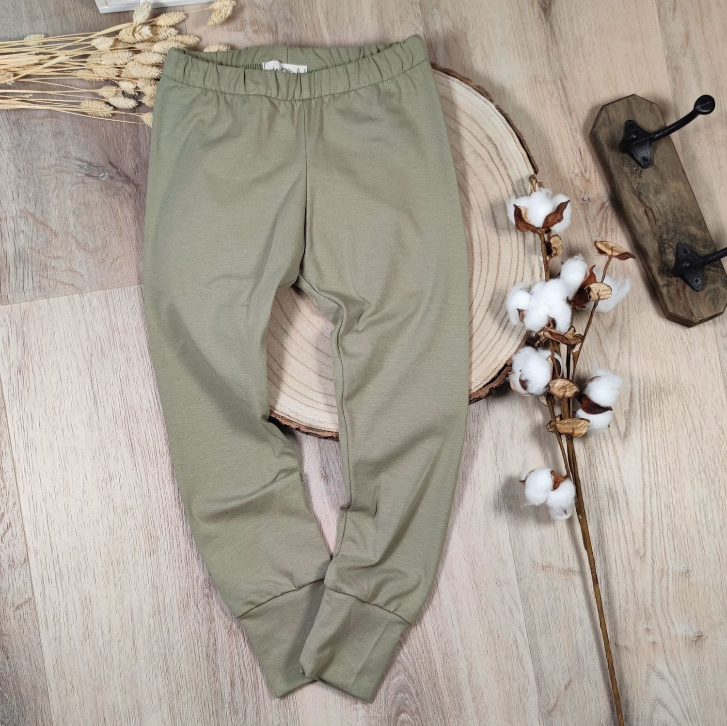 (Sofortkauf) Leggings - Moosgrün - Gr. 86/92
