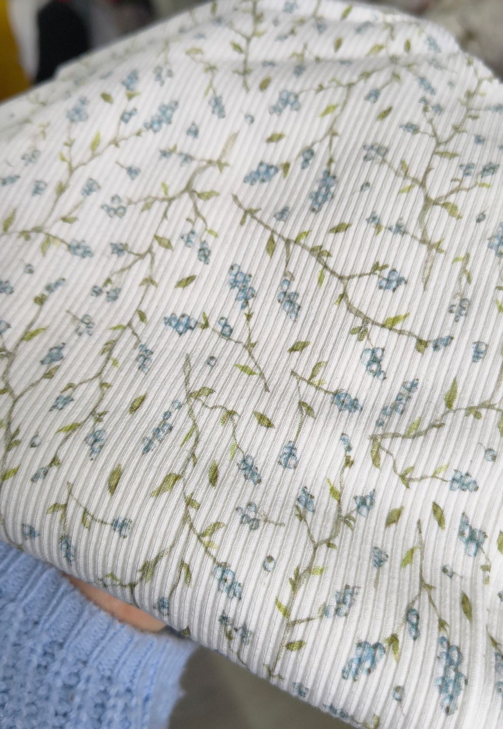 (Sofortkauf) Pullover Rib Jersey - Little Blueberry - Gr. 50/56