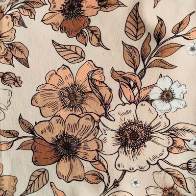 (Sofortkauf) Bluse Langarm - Retro Flowers - Gr. 98/104