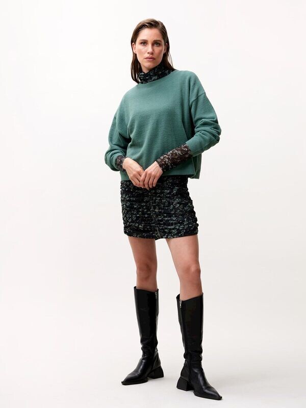 Knit soft green
