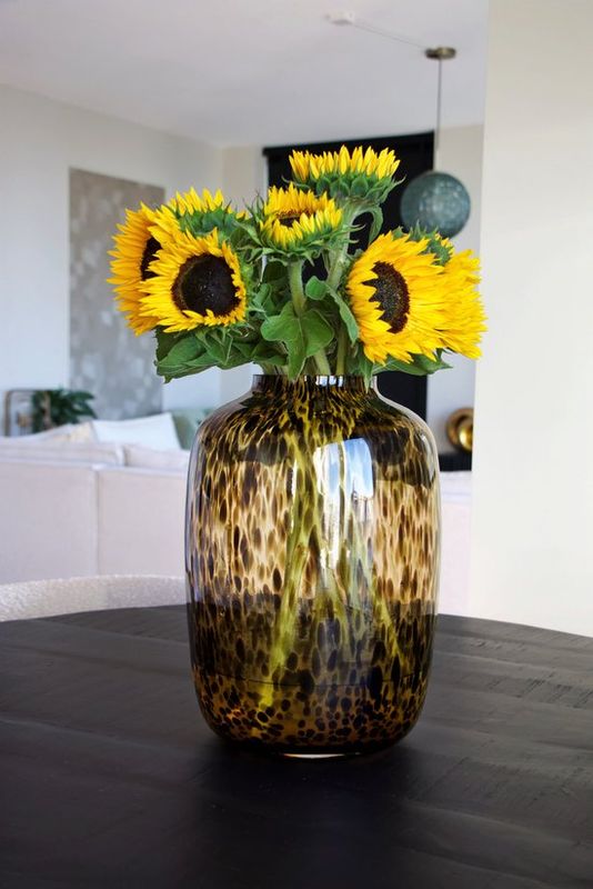 Artic M cheetah Ø25 x H35 cm Vase the World