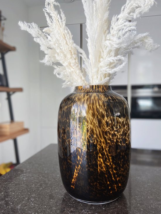 Artic M cheetah Ø25 x H35 cm Vase the World