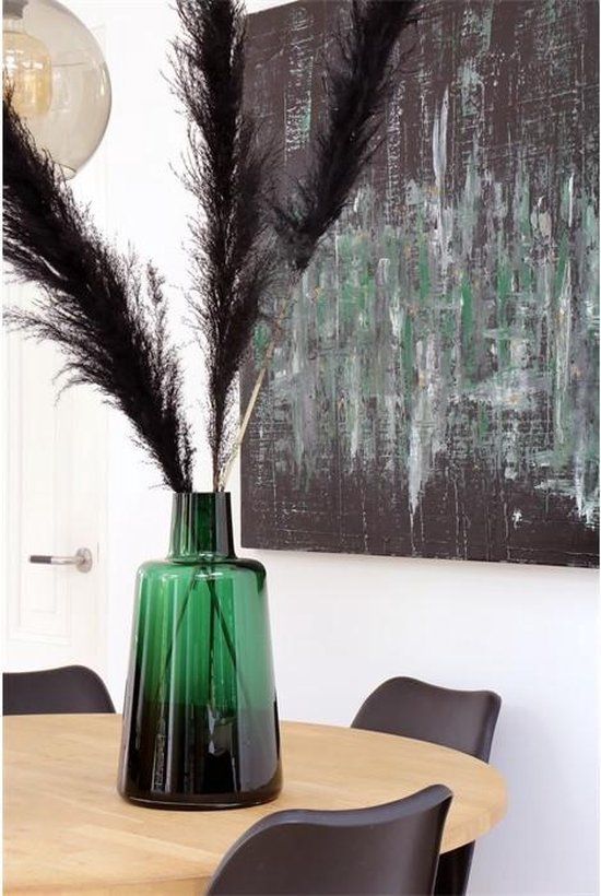 Jana dark green Ø20 x H40 cm Vase the World