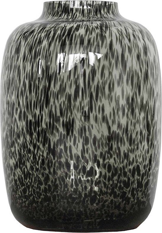 Kara M grey cheetah Ø25 x H35 cm Vase the World