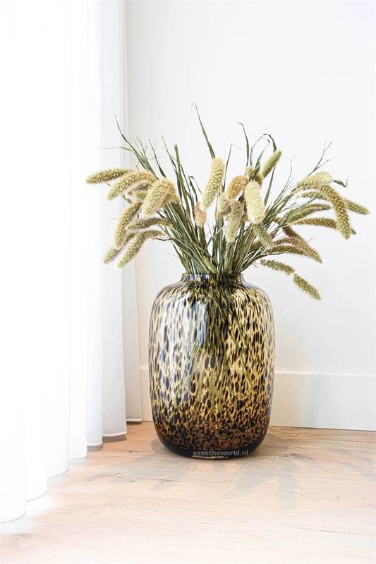 Artic S cheetah Ø21 x H29 cm Vase the World