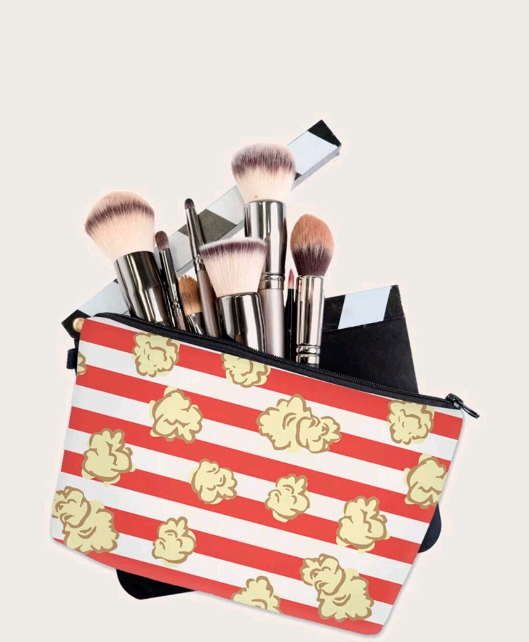 Popcorn make up bag