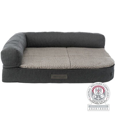 Vital Sofa Bendson, eckig/oval, dunkelgrau/hellgrau