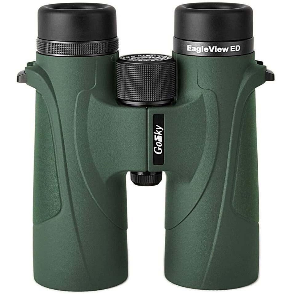 Gosky EagleView ED 10x42 Binoculars with Smartphone adapter