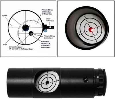 1.25" Next Generation Laser Collimator for Newtonian Telescopes