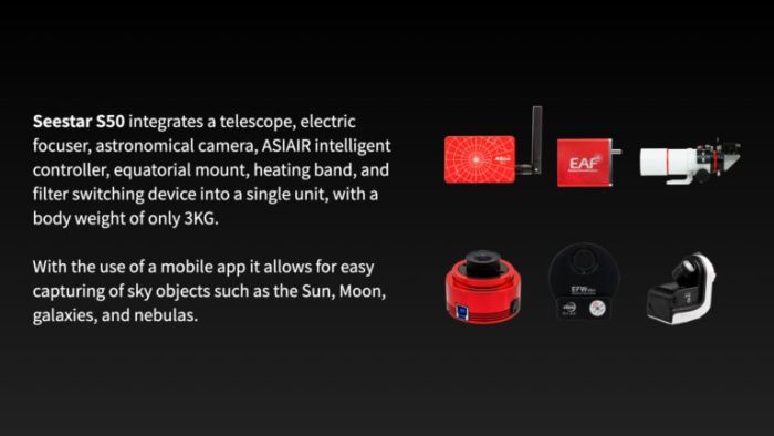 ZWO Seestar S50 All-in-One Smart Telescope