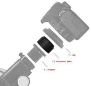 Telescope M42-extension Tube Kit for Camera and Eyepieces - M42x0.75 on Both Sides
