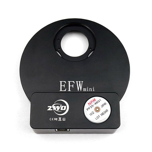 ZWO EFW Mini Electronic Five-Position Filter Wheel - 1.25&quot;/31mm