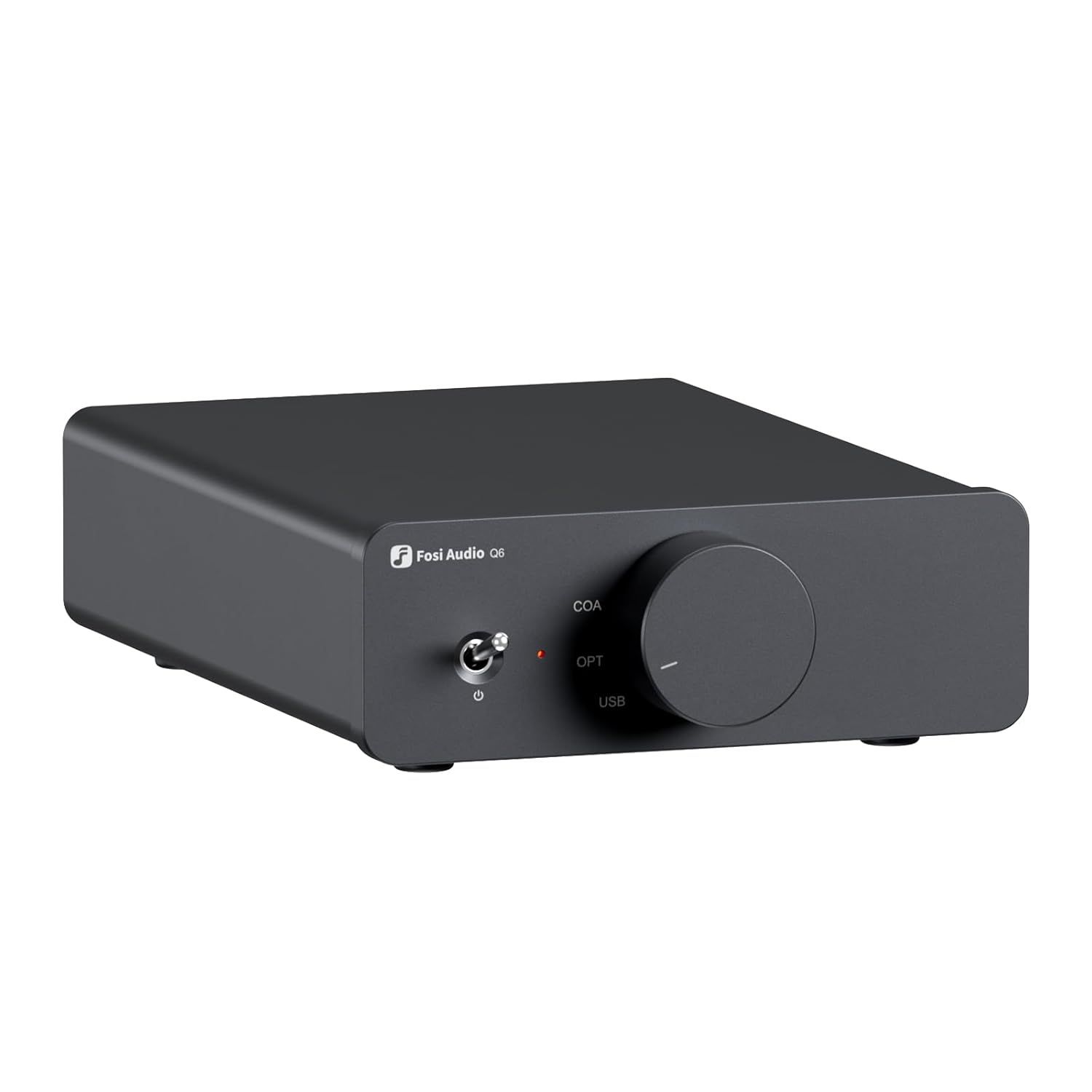 Fosi Audio Q6 Mini Desktop DAC, USB C Digital to Analog Audio Converter