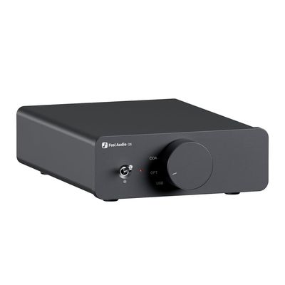 Fosi Audio Q6 Mini Desktop DAC, USB C Digital to Analog Audio Converter