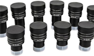 TMB 58 Degree Advanced Planetary Eyepiece Set for 1.25 Inch Astronomical Telescopes - Set of 7 (3.2mm to 9mm)