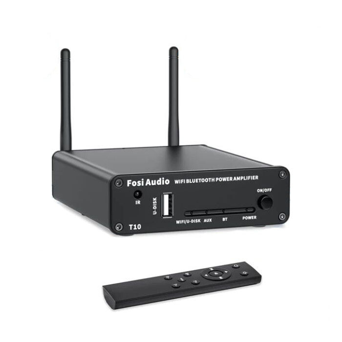 FOSI Audio T10 WiFi (Airplay, Spotify) BT 5.0 Amplifier 2.1 CH