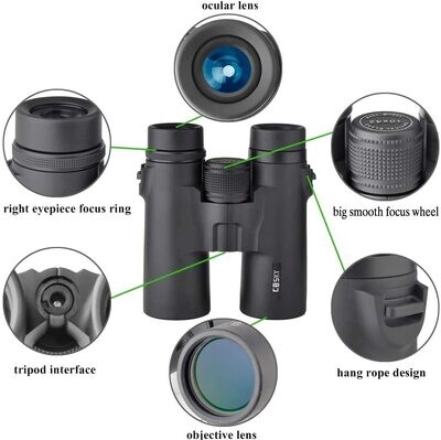 GoSky Compact Roof Prism 10x42 Binocular