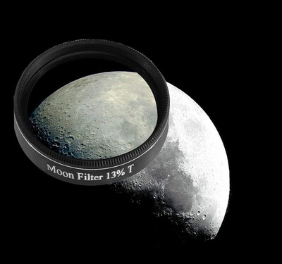 Solomark 1.25 inch 13% Transmittance Moon Filter for Astromomic Telescope Eyepiece Ocular Glass