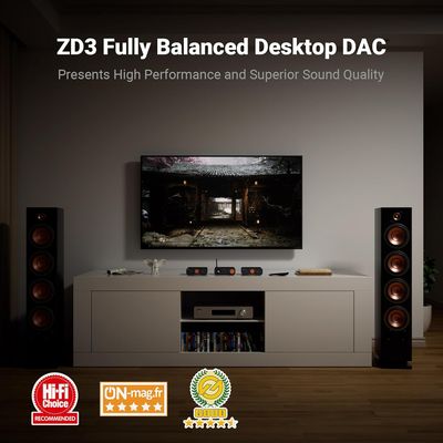 Fosi Audio ZD3 Fully Balanced Desktop DAC