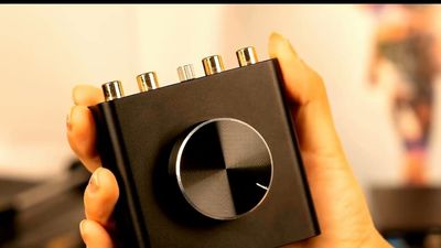 NEOHIPO TP10 Phono Preamp for Turntable, Mini Amp Stereo Audio Hi-Fi Turntable Preamplifier with RCA Input, RCA/3.5MM Output & Low Noise Operation Powered by DC 12V Power Supply