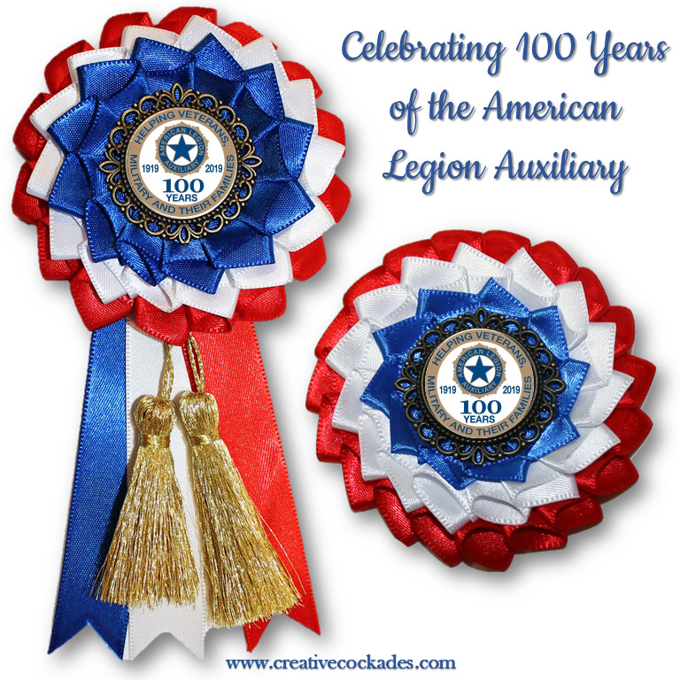 American Legion Auxiliary - 100 Years Cockade