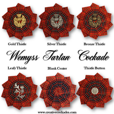 Wemyss Tartan Cockade