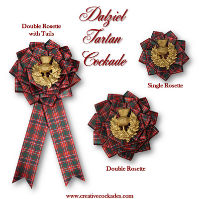 Dalziel Tartan Cockade