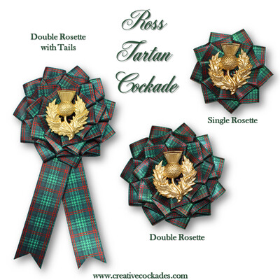 Ross Tartan Cockade