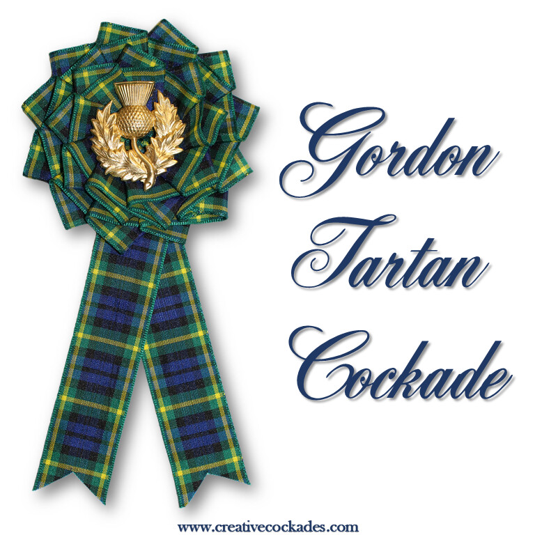Gordon Tartan Cockade