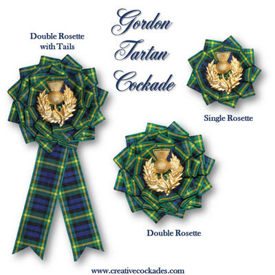 Gordon Tartan Cockade