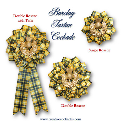 Barclay Tartan Cockade