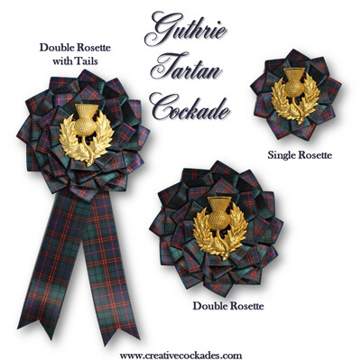 Guthrie Tartan Cockade